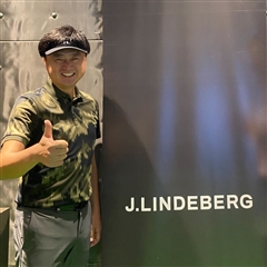 【新品‼️】J.LINDEBERG ゴルフ 迷彩　柄　モックネック　メンズL J.LINDEBERG（J.LINDEBERG）（メンズ）ゴルフウェア Jose Windblock