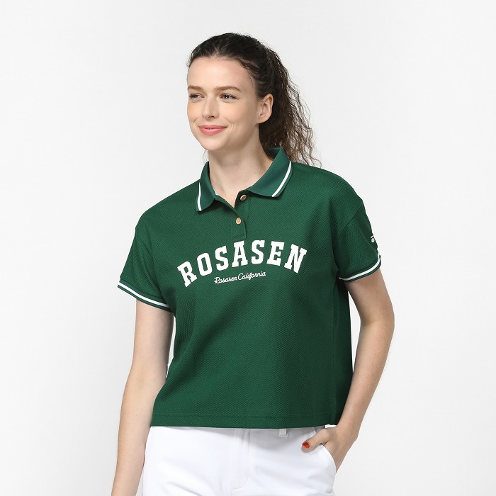 Rosasen（ロサーセン）A-Line ワッフルポロシャツ