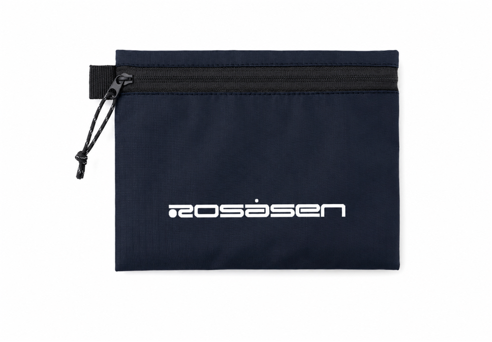 Rosasen カラーポーチ ネイビー
