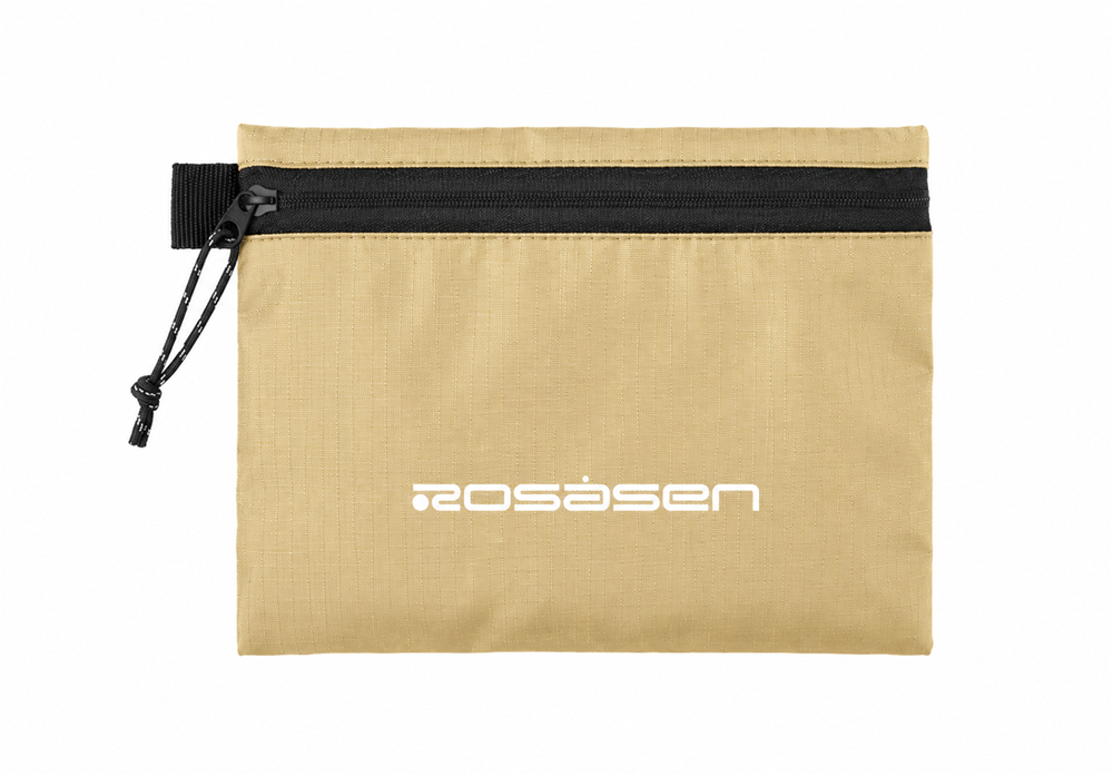 Rosasen カラーポーチ ベージュ