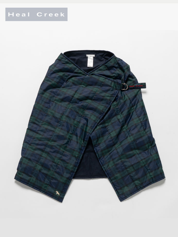 Heal Creek（ヒールクリーク）中綿チェックブランケットスカート