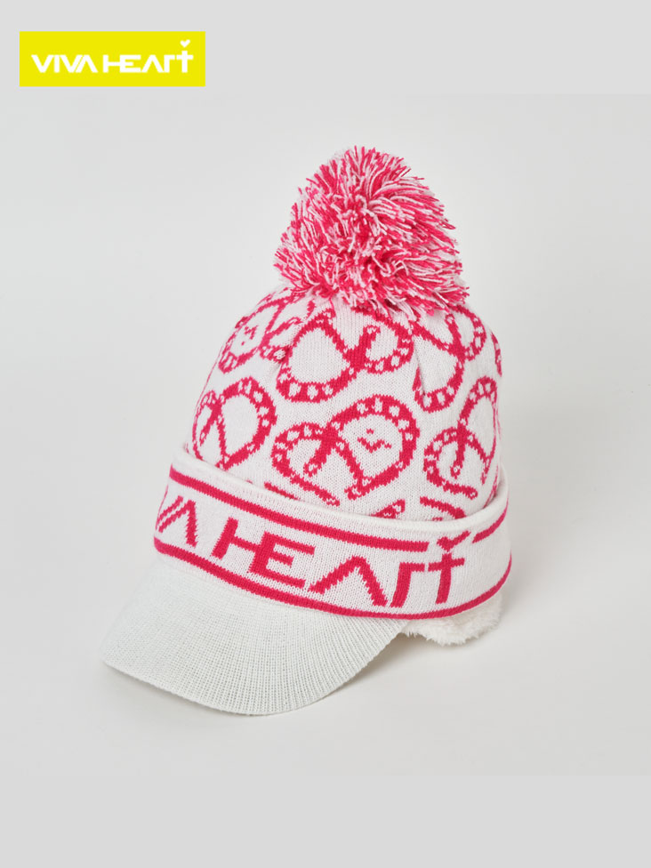 VIVA HEART（ビバハート）シュバルハート柄 2WAYニットキャップ
