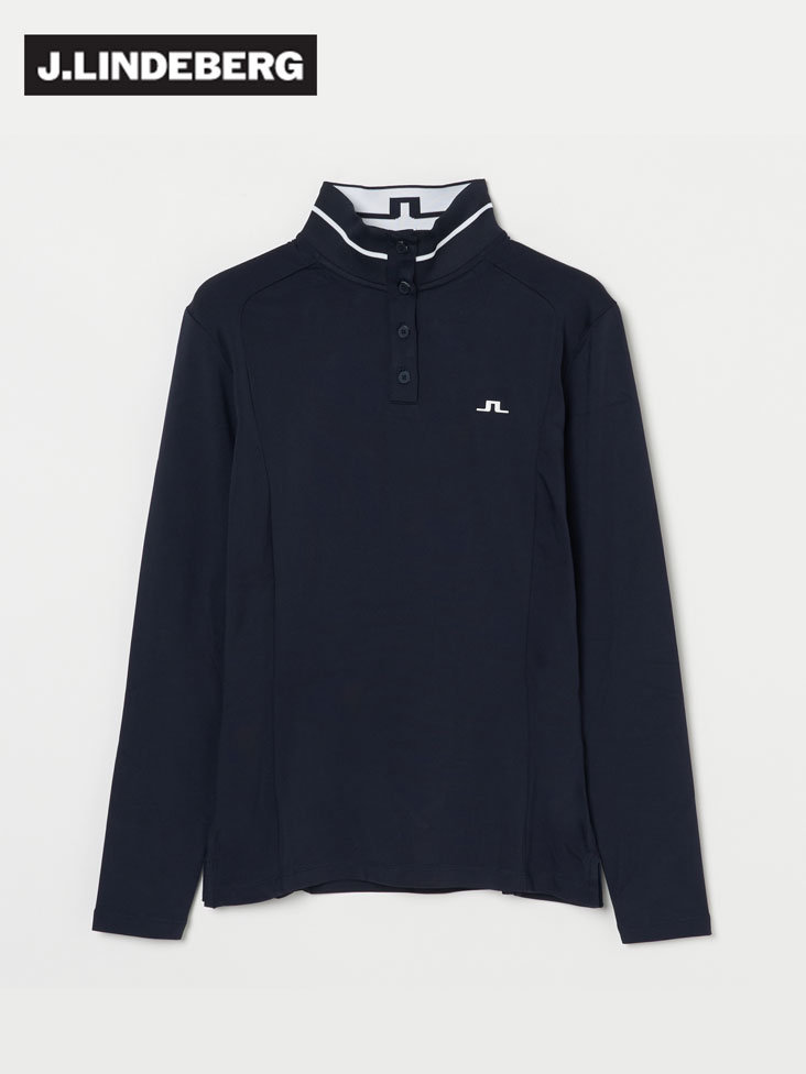 J.LINDEBERG（ジェイリンドバーグ）ハイネック長袖ポロ