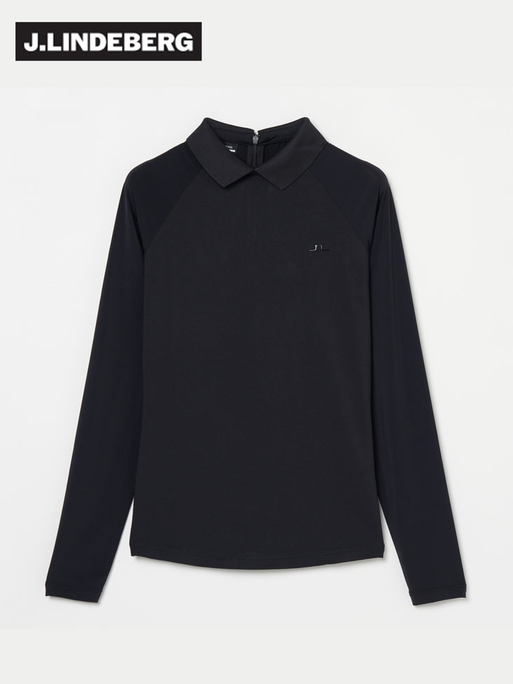 J.LINDEBERG（ジェイリンドバーグ）裏起毛ハイブリッド長袖ポロ