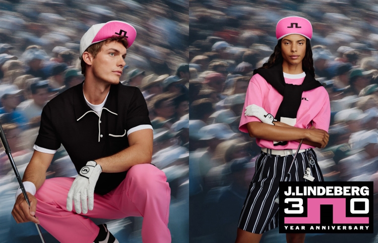 J.Lindeberg Future Sports ピンクパンツ　ゴルフ J.LINDEBERG、ブランド誕生30周年。伝説のピンクパンツを現代に蘇らせ