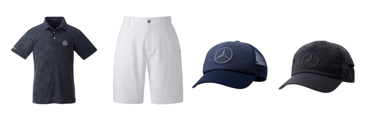 Rosasen x Mercedes-Benzのコラボレーション商品 ゴルフ＆ライフシーン 