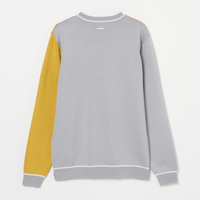 グレー×イエロー