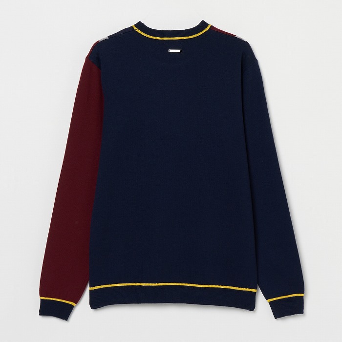 ネイビー×レッド