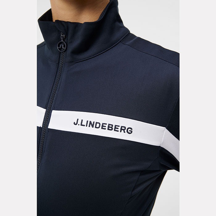 J.LINDEBERG J.リンドバーグ ミッドレイヤー  ネイビー 新品 L