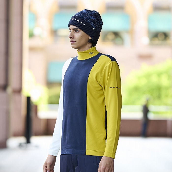 ネイビー×イエロー