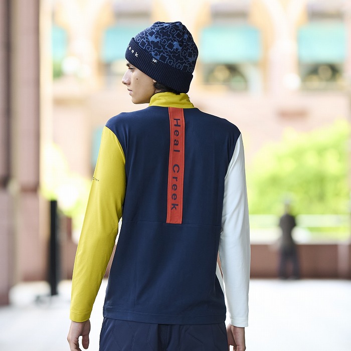 ネイビー×イエロー