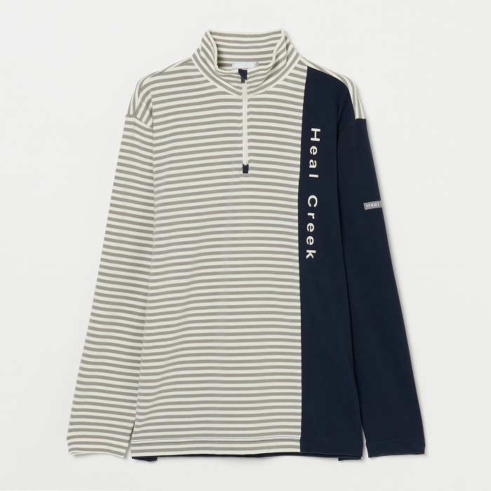 オフホワイト×ネイビー