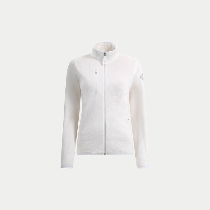 ★SALE CHERVO ホワイト ジャケット I 42 CHERVO（シェルボ）ダブルジップボアブルゾン(42 ホワイト): CHERVO