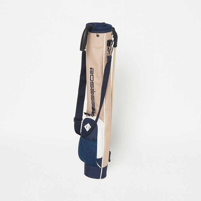 ベージュ×ネイビー