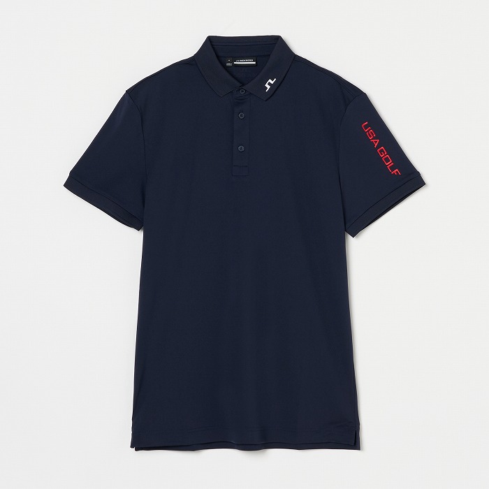 J.LINDEBERG（ジェイリンドバーグ）USA GOLF 袖ロゴ刺繍ポロ(44