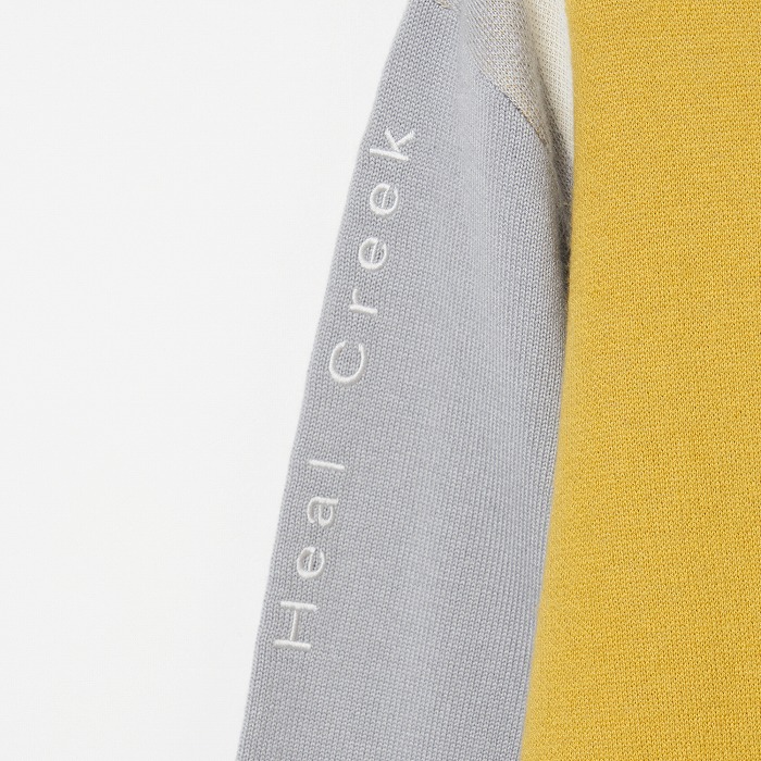 グレー×イエロー