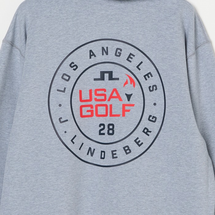 J.LINDEBERG（ジェイリンドバーグ）USA GOLFロゴ スウェットパーカー