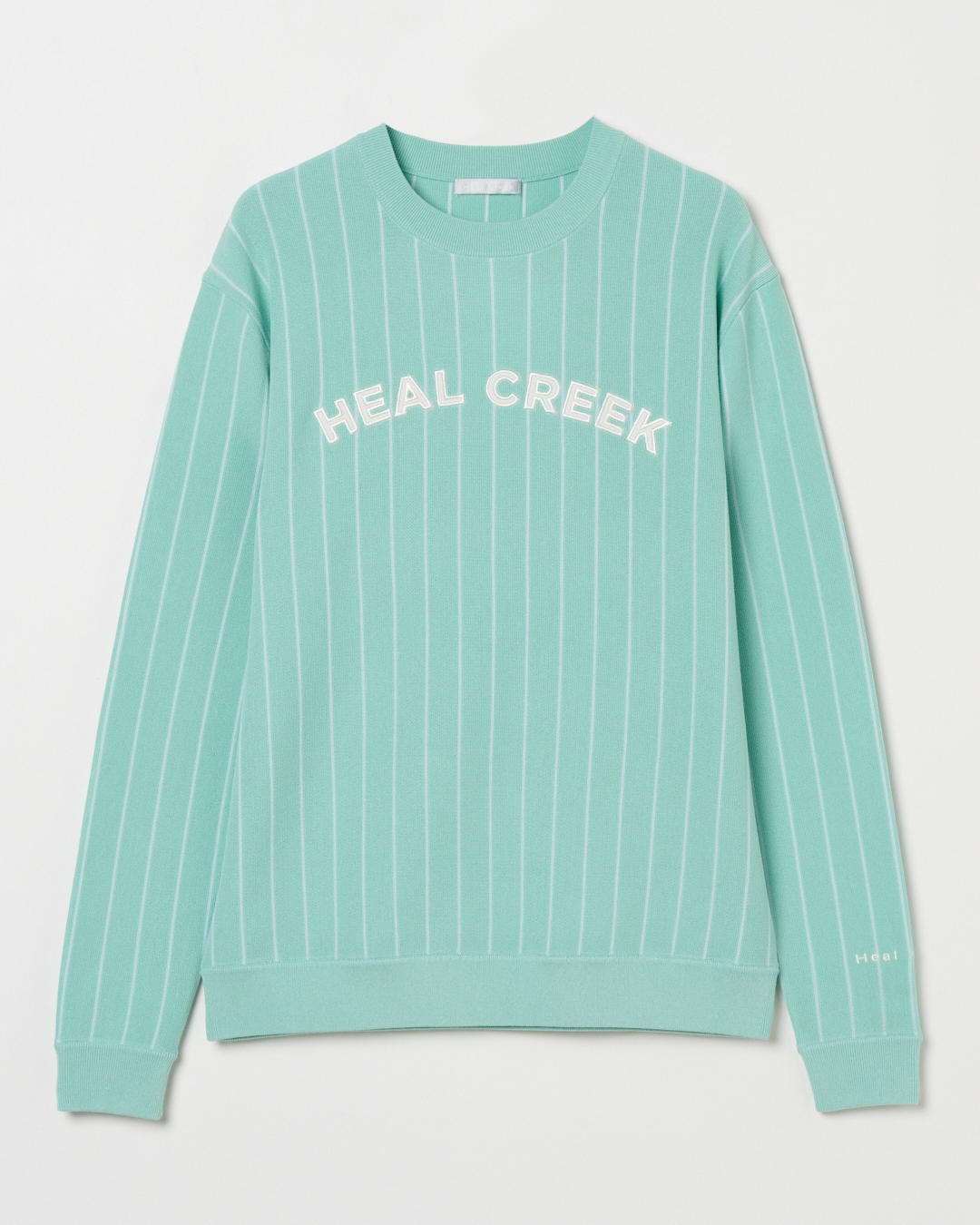 Heal Creek（ヒールクリーク）ストライプクルーネックニット
