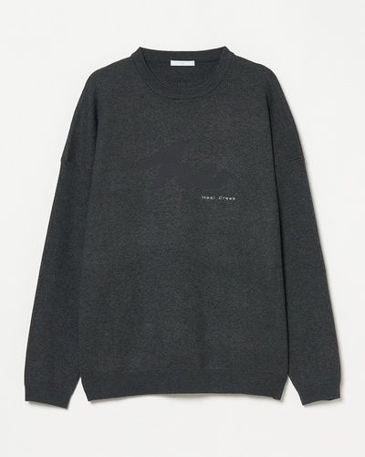 Heal Creek（ヒールクリーク） ドロップショルダー ロゴニット