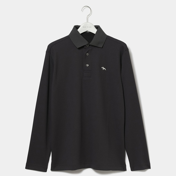 Heal Creek（ヒールクリーク）ブロックJQ長袖ポロシャツ