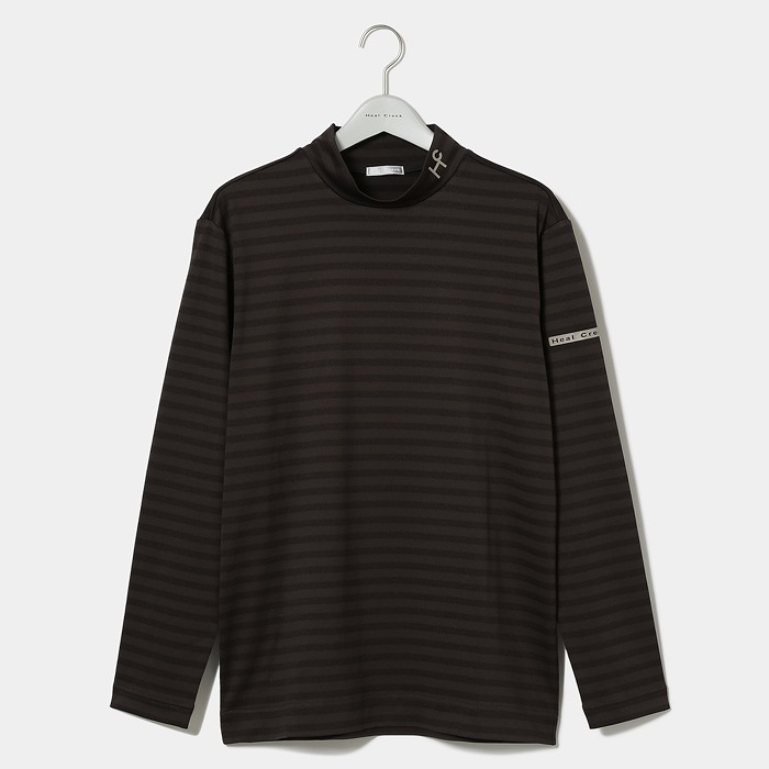 Heal Creek（ヒールクリーク）ロープボーダー 長袖モックネック