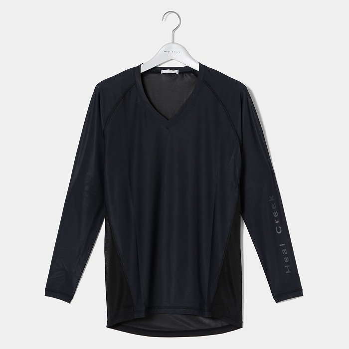 Heal Creek（ヒールクリーク）コンチェロナイロン Vネックインナーシャツ