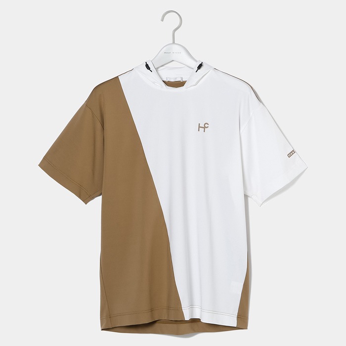 Heal Creek（ヒールクリーク）クールUVベア天竺 半袖フードシャツ