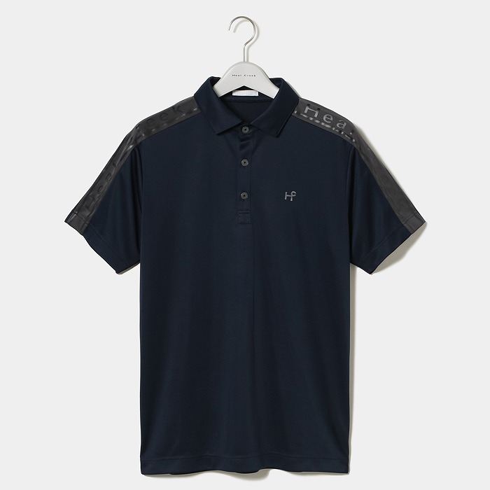 Heal Creek（ヒールクリーク）バックメッシュスムース ショルダーロゴ 半袖シャツ