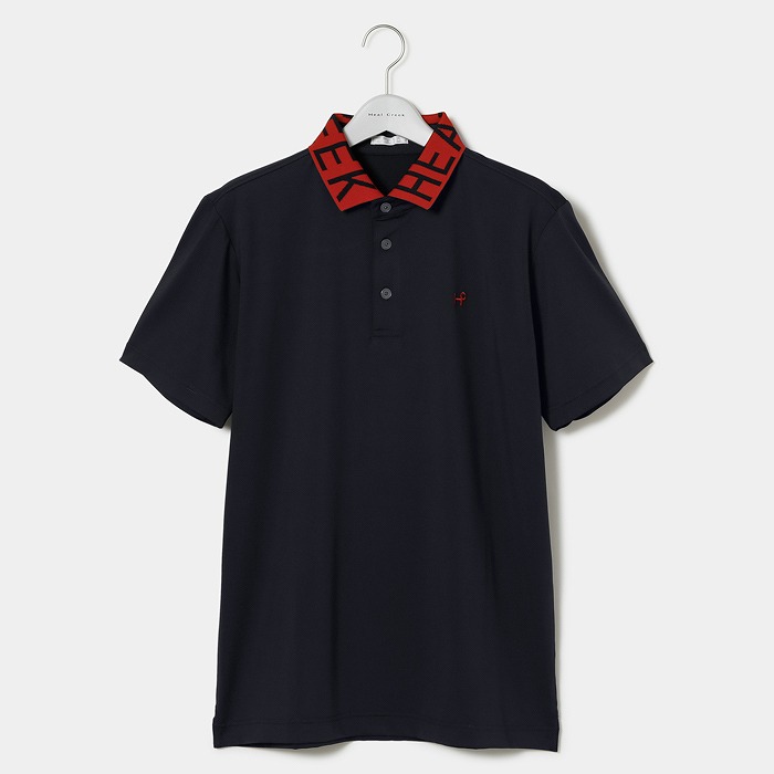 Heal Creek（ヒールクリーク）クールUVベア天竺 BIGロゴ衿半袖ポロシャツ