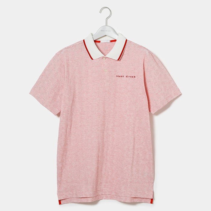 Heal Creek（ヒールクリーク）ロゴメッシュベアJQ 半袖ポロシャツ