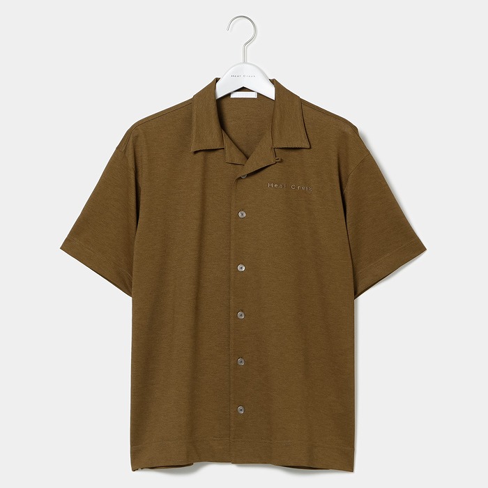 Heal Creek（ヒールクリーク）PARINEカノコ オープンカラー半袖シャツ