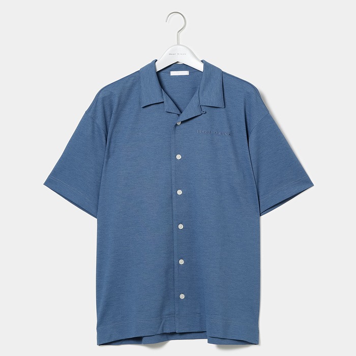 Heal Creek（ヒールクリーク）PARINEカノコ オープンカラー半袖シャツ