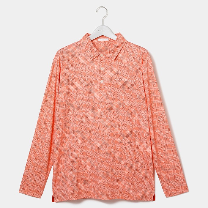 Heal Creek（ヒールクリーク）EcoBlueベアスムースブロークングレンチェックシャツ