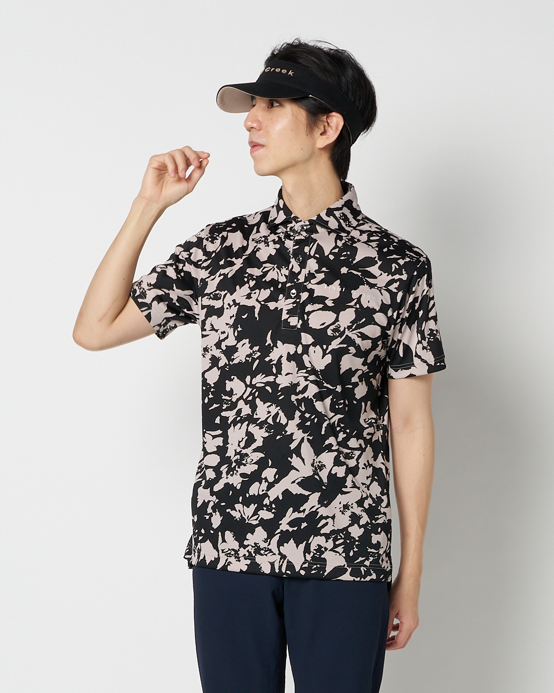 Heal Creek（ヒールクリーク）スムースフラワープリント半袖シャツ