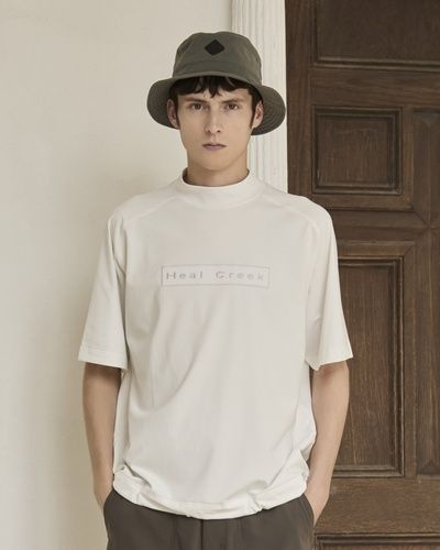 Heal Creek（ヒールクリーク） トゥルーボーテ素材ミックス オーバーシャツ