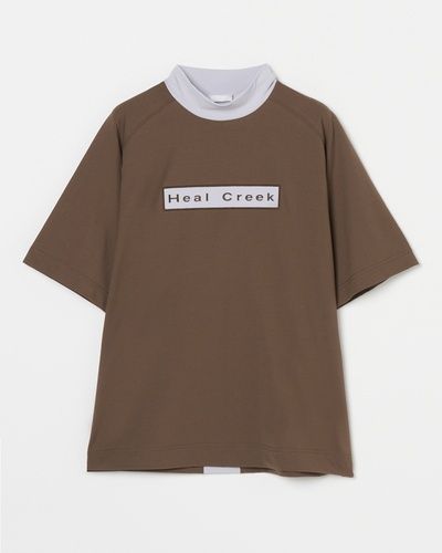 Heal Creek（ヒールクリーク） トゥルーボーテ素材ミックス オーバーシャツ