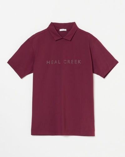 Heal Creek（ヒールクリーク） ココティーベア天竺 ハイネックスリットカラーシャツ