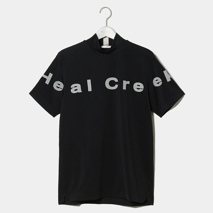 Heal Creek（ヒールクリーク）EcoBlueモックネック半袖シャツ