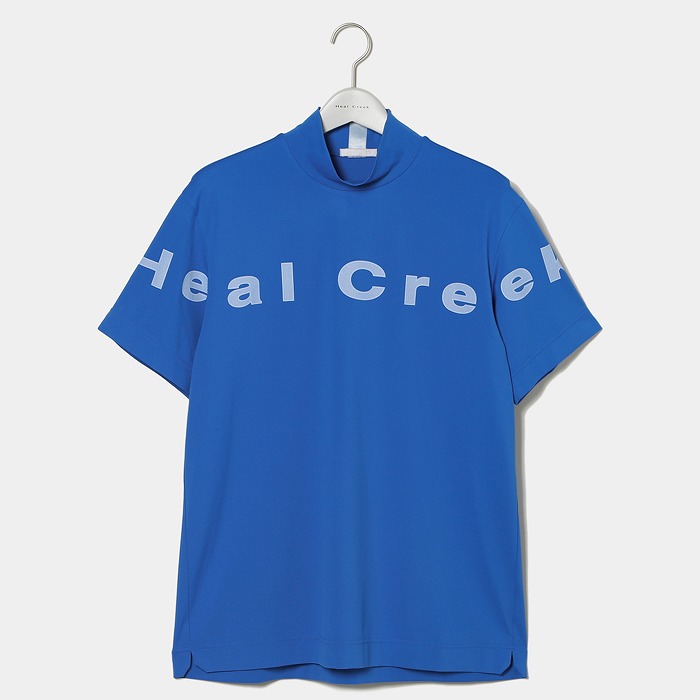 Heal Creek（ヒールクリーク）EcoBlueモックネック半袖シャツ