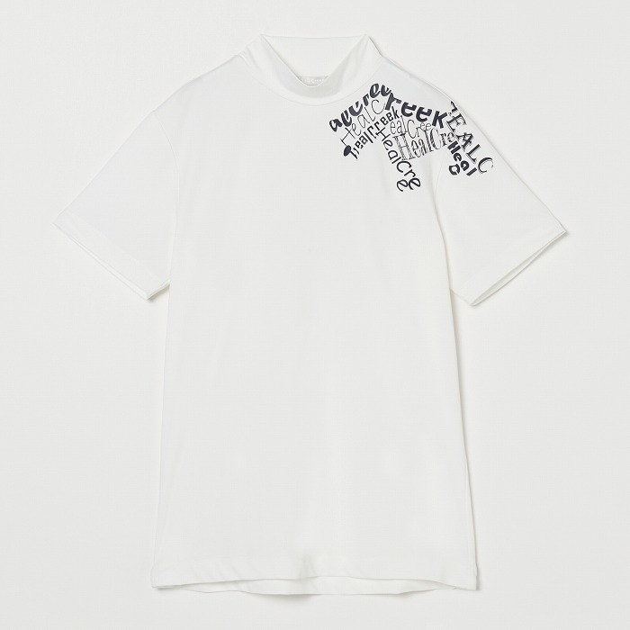 Heal Creek（ヒールクリーク）レタードヘンリー半袖ハイネックシャツ