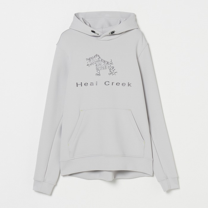 Heal Creek（ヒールクリーク）レタードヘンリー長袖パーカー