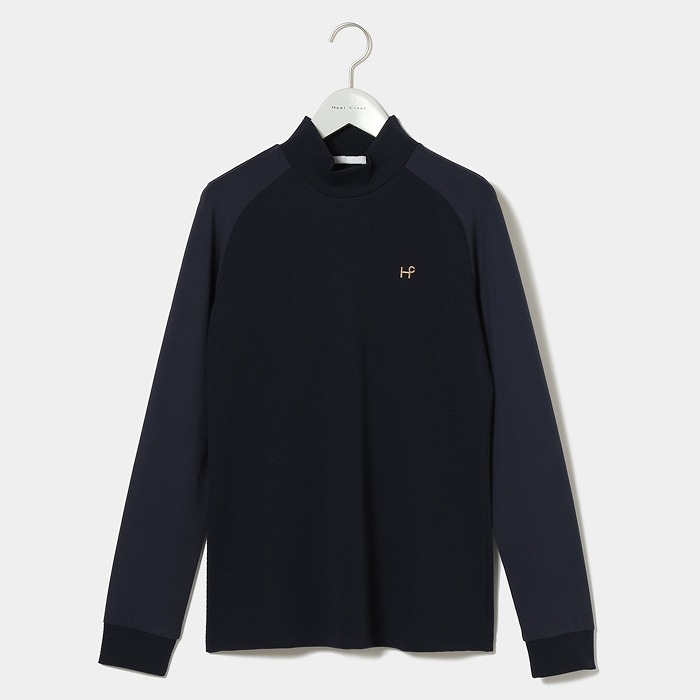 Heal Creek（ヒールクリーク）アートピケ×Cocotyベア天竺 長袖ハイネック