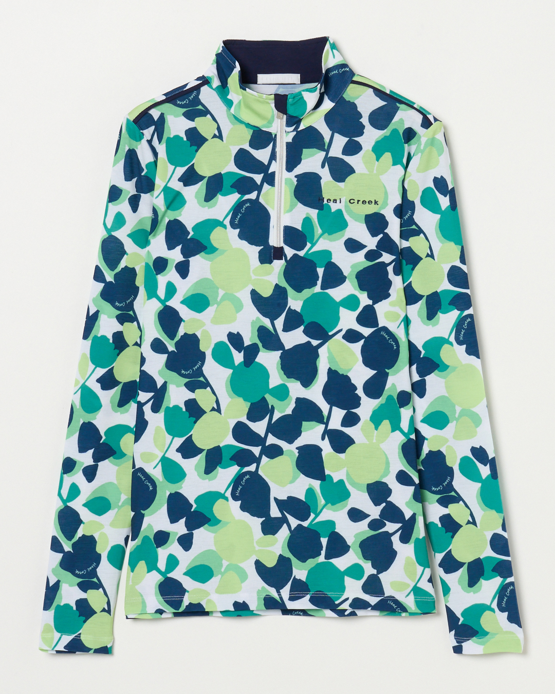 Heal Creek（ヒールクリーク）クールベア天フラワープリント長袖シャツ