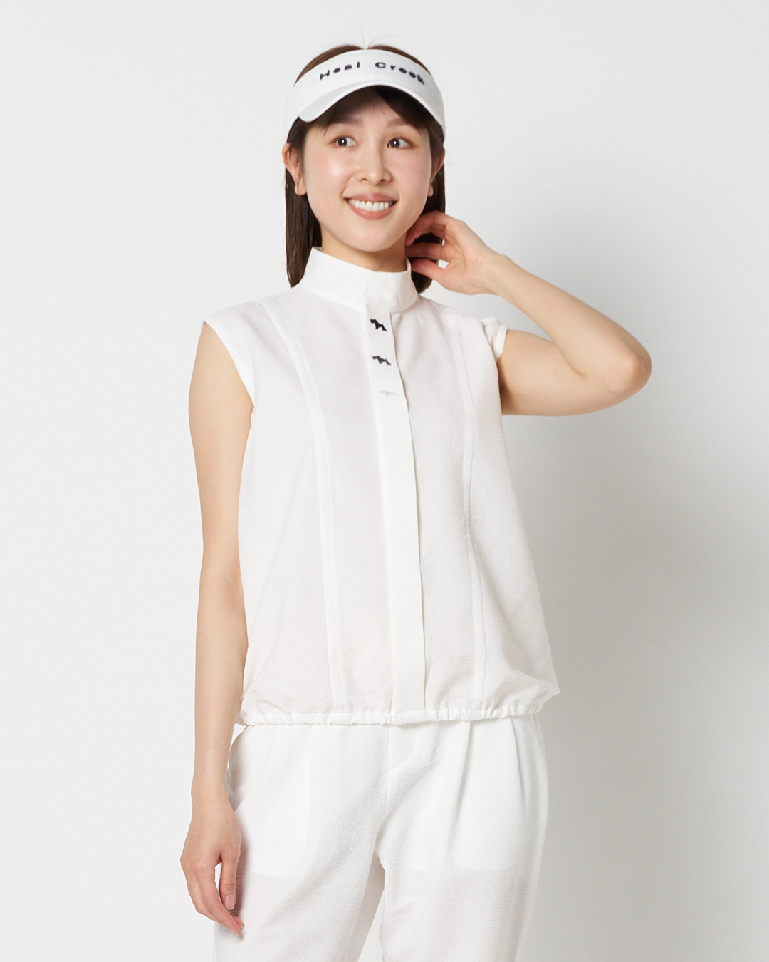 Heal Creek（ヒールクリーク）サッカーストライプノースリーブシャツ