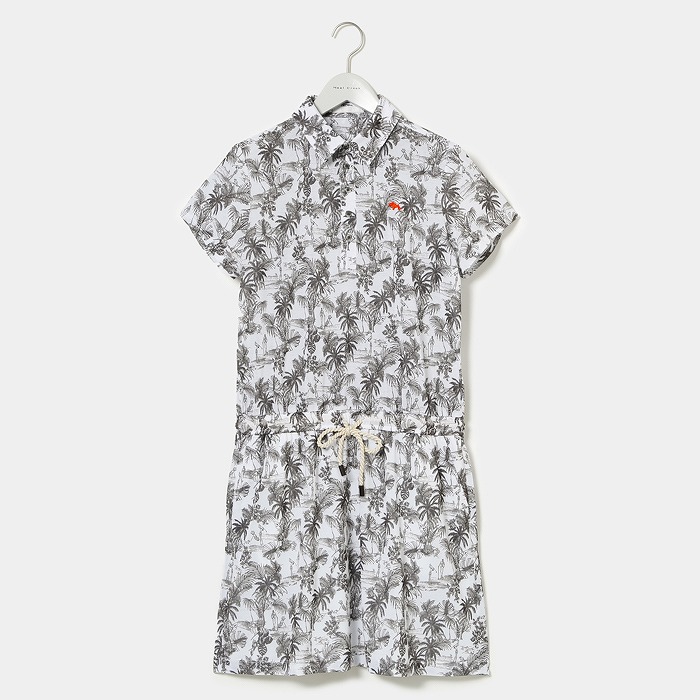 Heal Creek（ヒールクリーク）DRYカノコパームツリープリント ワンピース