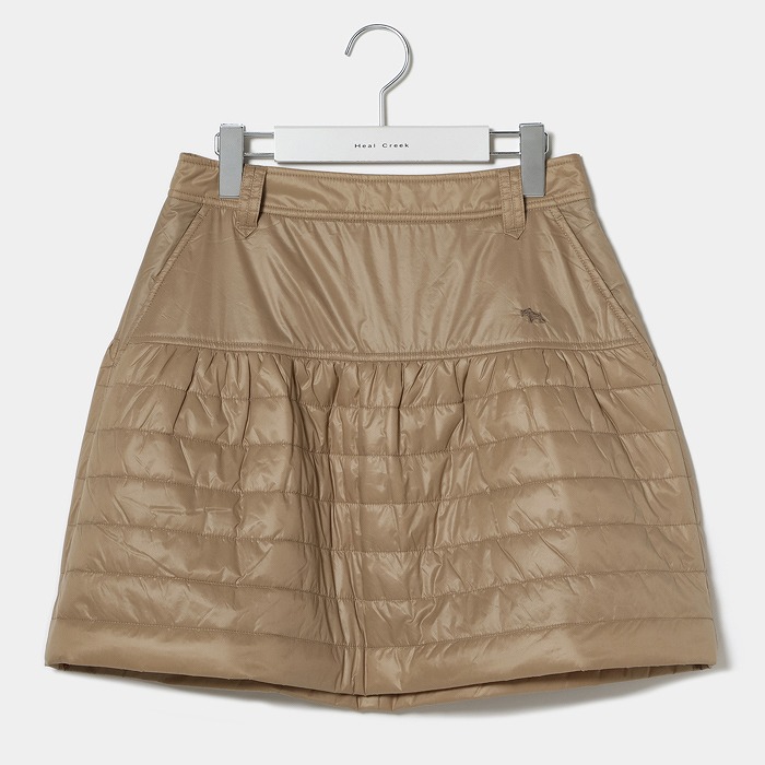 Heal Creek（ヒールクリーク）ナイロンタフタ中綿スカート
