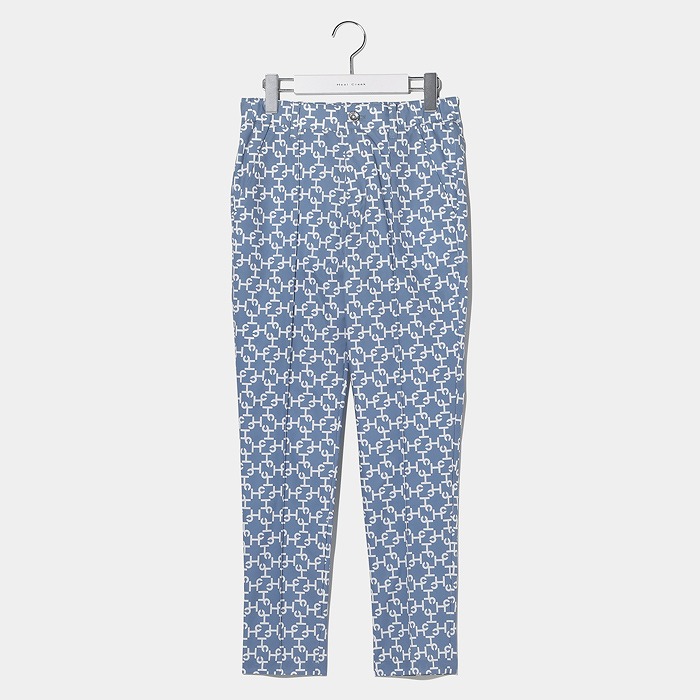 Heal Creek（ヒールクリーク）フリーモーションタフタECO HCモノグラムプリントパンツ