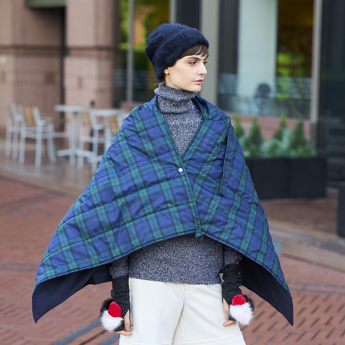 Heal Creek（ヒールクリーク）中綿チェックブランケットスカート