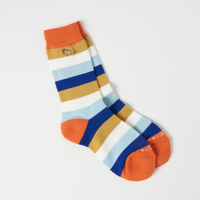 Heal Creek（ヒールクリーク）マルチカラーボーダーソックス