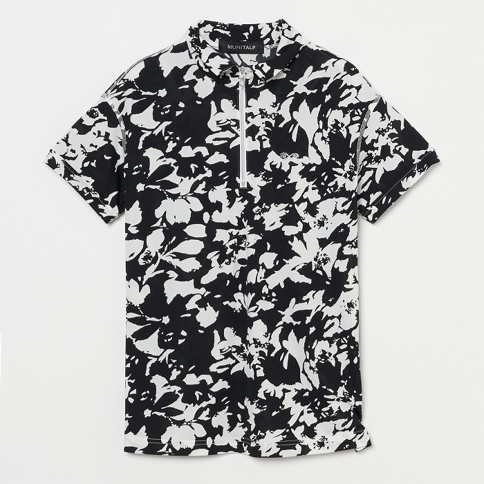 MUNITALP（ムニタルプ）Hi-Twistスムースフラワープリント半袖シャツ